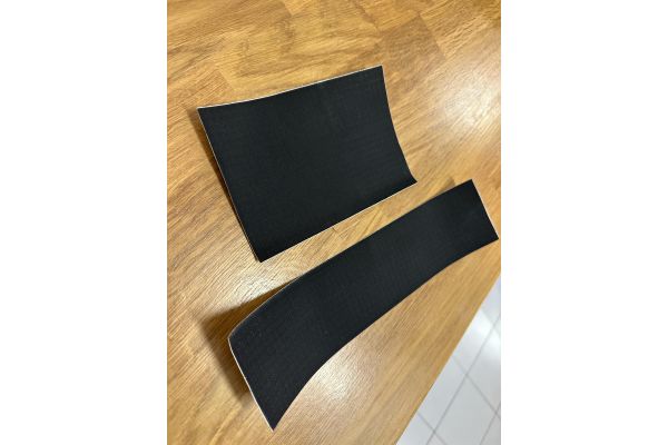 RipStop adhesivo grueso de color negro para reparación de sillas y mochilas